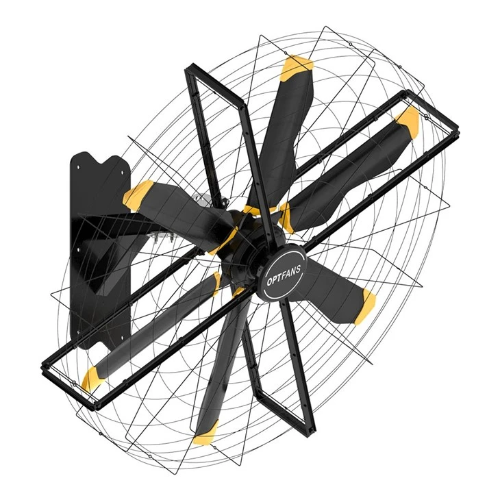 OPTFANS Large Wall-mounted Fans Big Wall Fans
